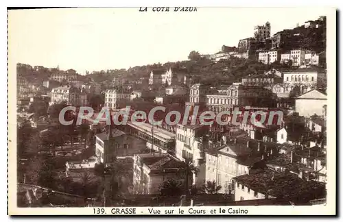 Ansichtskarte AK Grasse Vue Sur Le Cours Et Le Casino