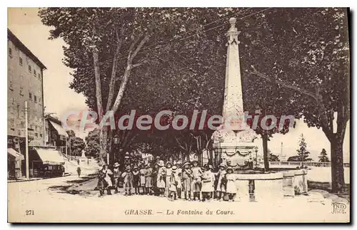 Cartes postales Grasse La Fontaine Du Cours