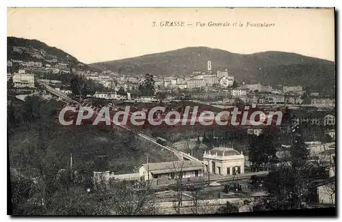 Cartes postales Grasse Vue Generale Et Le Funiculaire