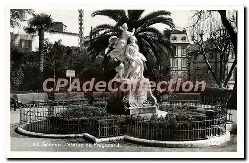 Cartes postales Grasse Statue De Fragonard