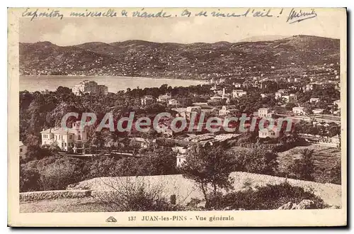 Cartes postales Juan Les Pins Vue Generale