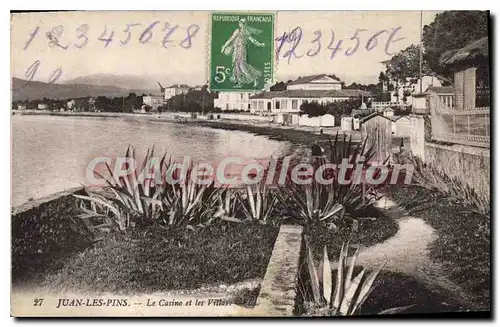 Cartes postales Juan Les Pins Le Casino Et Les Villas