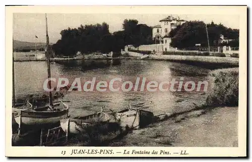 Cartes postales Juan Les Pins La Fontaine Des Pins