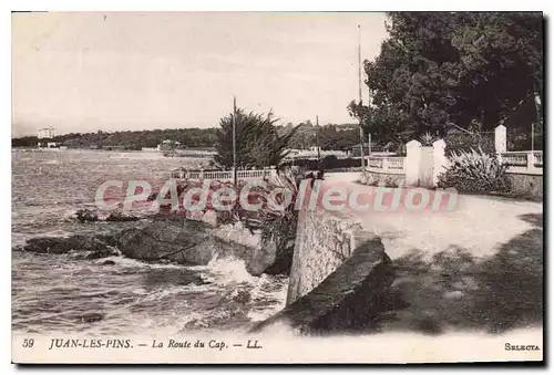 Cartes postales Juan Les Pins La Route Du Cap