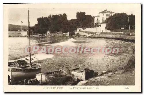 Cartes postales Juan Les Pins La Fontaine Des Pins