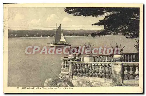 Cartes postales Juan Les Pins Vue Prise Du Cap D'Antibes