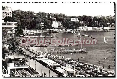 Cartes postales Juan Les Pins La Promenade Et Les Plages