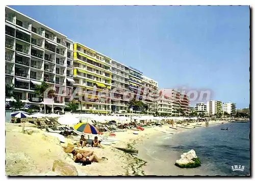 Cartes postales moderne Juan Les Pins Les Plages Et Le Quartier Neuf