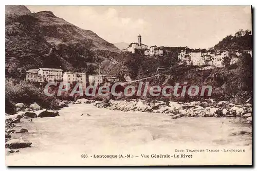 Cartes postales Lantosque Vue Generale Le Rivet