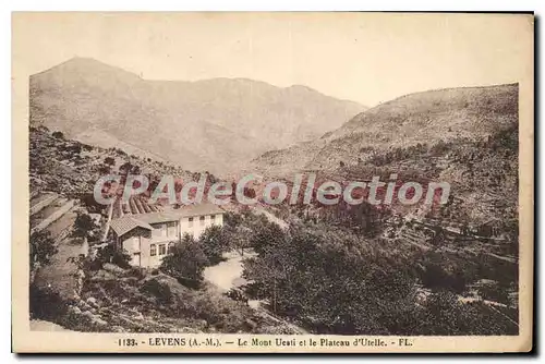 Cartes postales Levens Le Mont Uesti Et Le Plateau d'Utelle