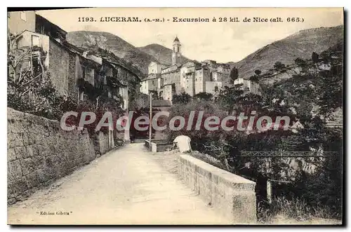 Cartes postales Luceram Excursion De Nice