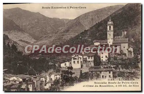 Cartes postales Luceram Nouvelle Route De Peira Cava