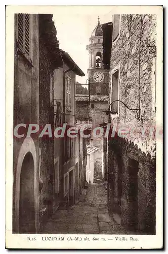 Cartes postales Luceram Vieille Rue