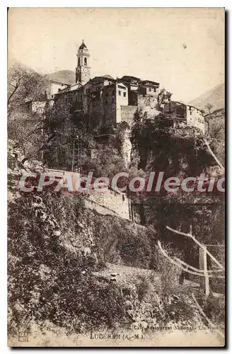 Cartes postales Luceram caf� restaurant