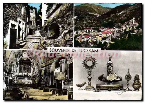 Cartes postales moderne Luceram souvenir