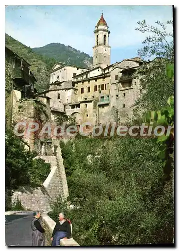 Cartes postales moderne Luceram Village Medieval L'Eglise