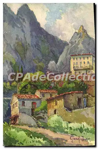 Cartes postales Menton le Ravin Du Pont St Louis