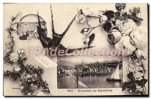 Cartes postales Menton Souvenir