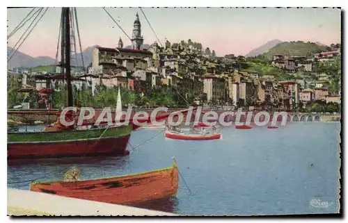 Cartes postales Menton le Port Et La Vieille Ville