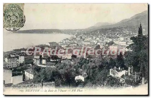 Cartes postales Menton La Baie De I'Ouest