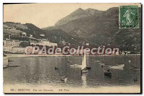 Cartes postales Menton Vue Sur Garavan