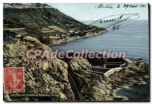 Cartes postales Menton Frontiere Italienne Le Cap