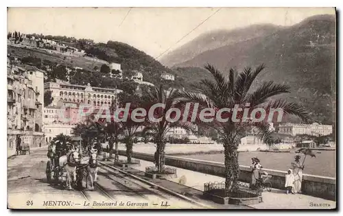 Cartes postales Menton Le Boulevard De Garavan