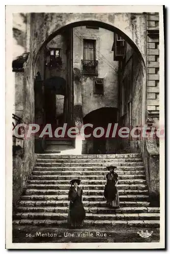 Cartes postales Menton Une Vieille Rue