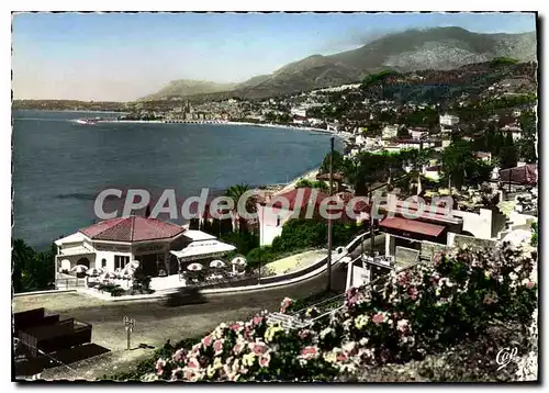 Cartes postales moderne Menton Vue Generale Prise De La Frontiere