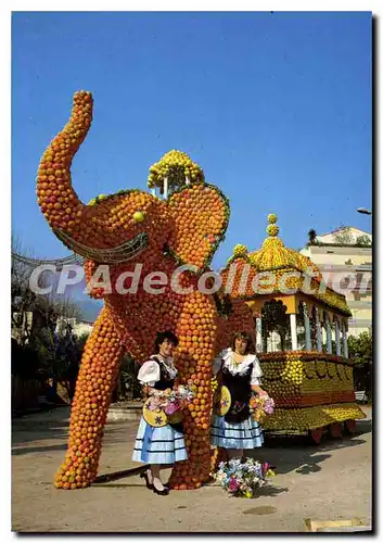 Cartes postales moderne Menton La Mentonnaise F�tes du citron