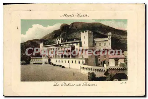 Cartes postales Monte Carlo Le Palais Du Prince