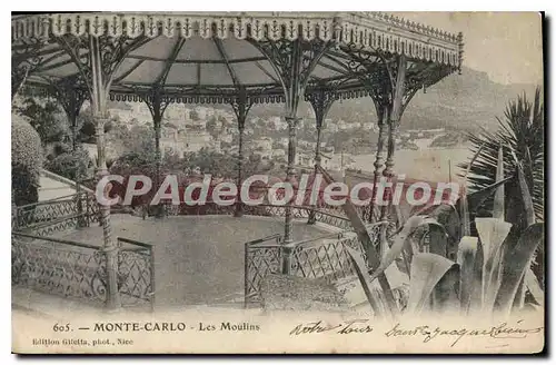 Cartes postales Monte Carlo Les Moulins