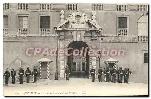 Cartes postales Monaco La Garde D'honneur Du Prince