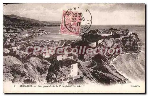 Cartes postales Monaco Vue Generale De La Principaute