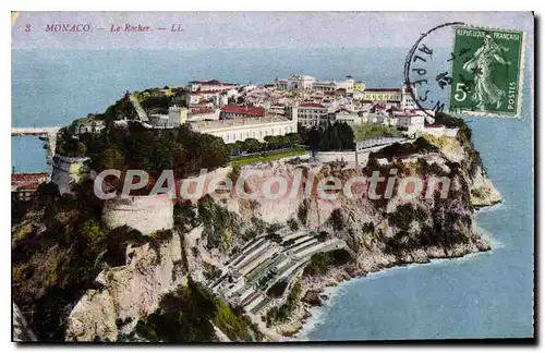 Cartes postales Monaco Le Rocher