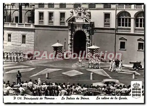 Cartes postales moderne Monaco Le Palais Du Prince rel�ve de la garde