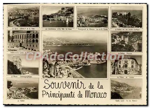 Cartes postales moderne Souvenir De La Principaute De Monaco