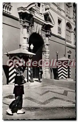 Cartes postales Monaco L'Entree Du Palais Du Prince Et La Garde