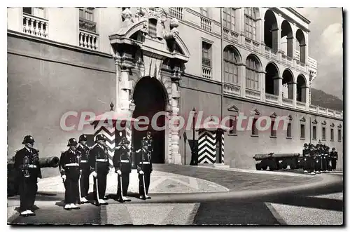 Ansichtskarte AK Monaco Principaute Le Palais Du Prince Et la Rel�ve de la garde