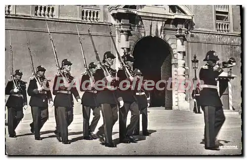 Ansichtskarte AK Monaco Principaute Les Carabiniers Du Prince