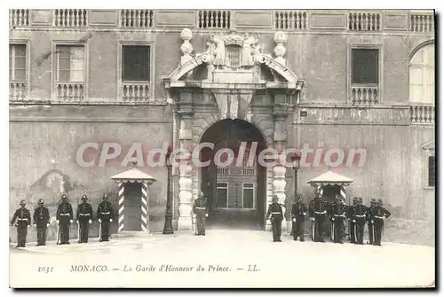 Cartes postales Monaco La Garde D'Honneur Du Prince