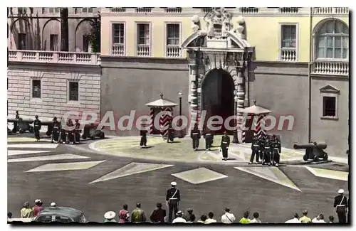 Ansichtskarte AK Monaco Le Palais Du Prince rel�ve de la garde