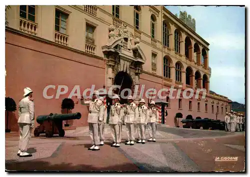 Cartes postales moderne Monaco La Releve De La Garde