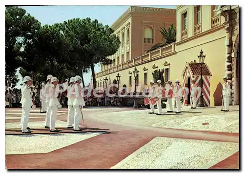 Moderne Karte Monaco Le Palais Princier Releve De La Garde