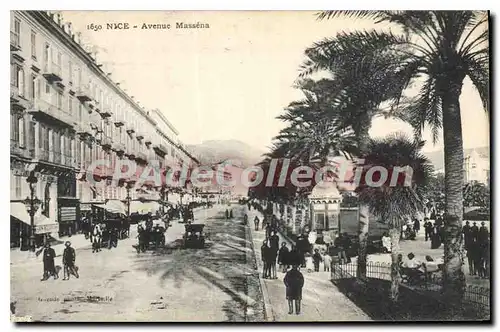 Cartes postales Nice Avenue Massena