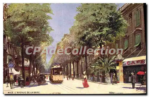 Cartes postales Nice L'Avenue De La Gare