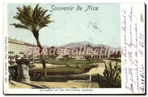 Cartes postales Nice Le Casino Et Les Nouveaux Jardins