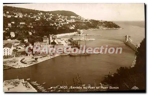 Cartes postales Nice Entree Du Port Et Mont Boron