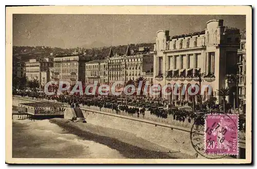 Cartes postales Nice Palais De La Mediterranee Et Promenade