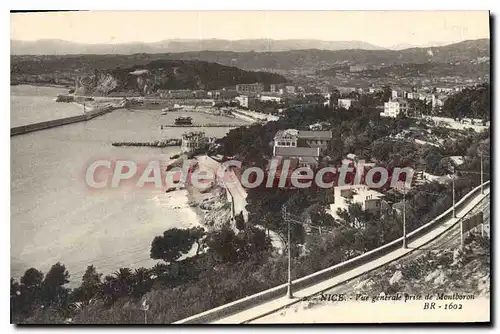 Cartes postales Nice Vue Generale Prise De Montboron